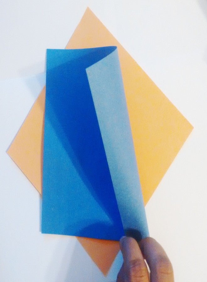 BeeMall Origami Papers 100 Sheets 10 Different Colours - Both Side Solid Colours Size 15 X 15 cm with Origami Ebook For Creativity Development - Image 4